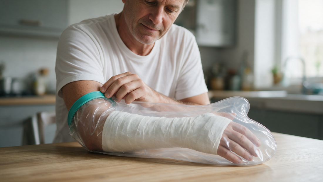 Een waterdichte douchehoes voor je arm kiezen