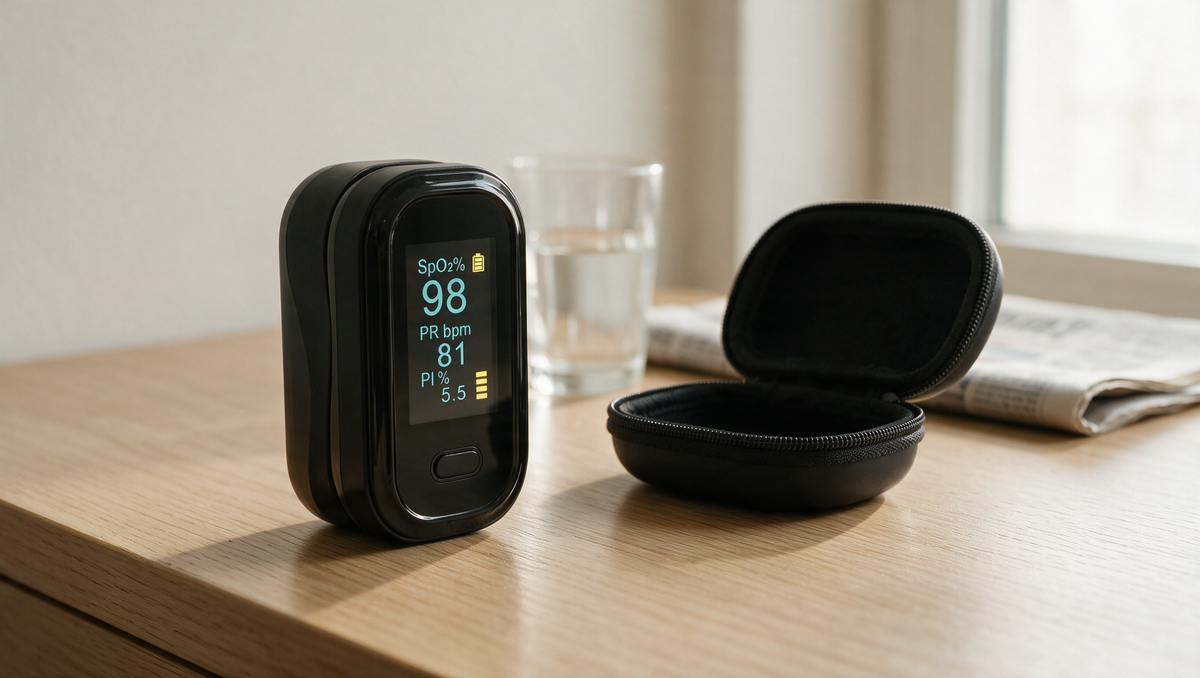 Hartslag meten met een saturatiemeter thuis