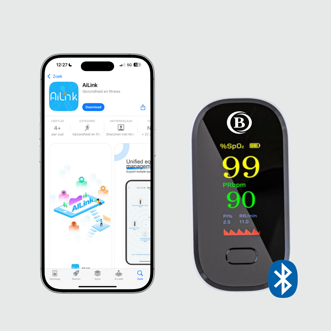 Saturatiemeters met app