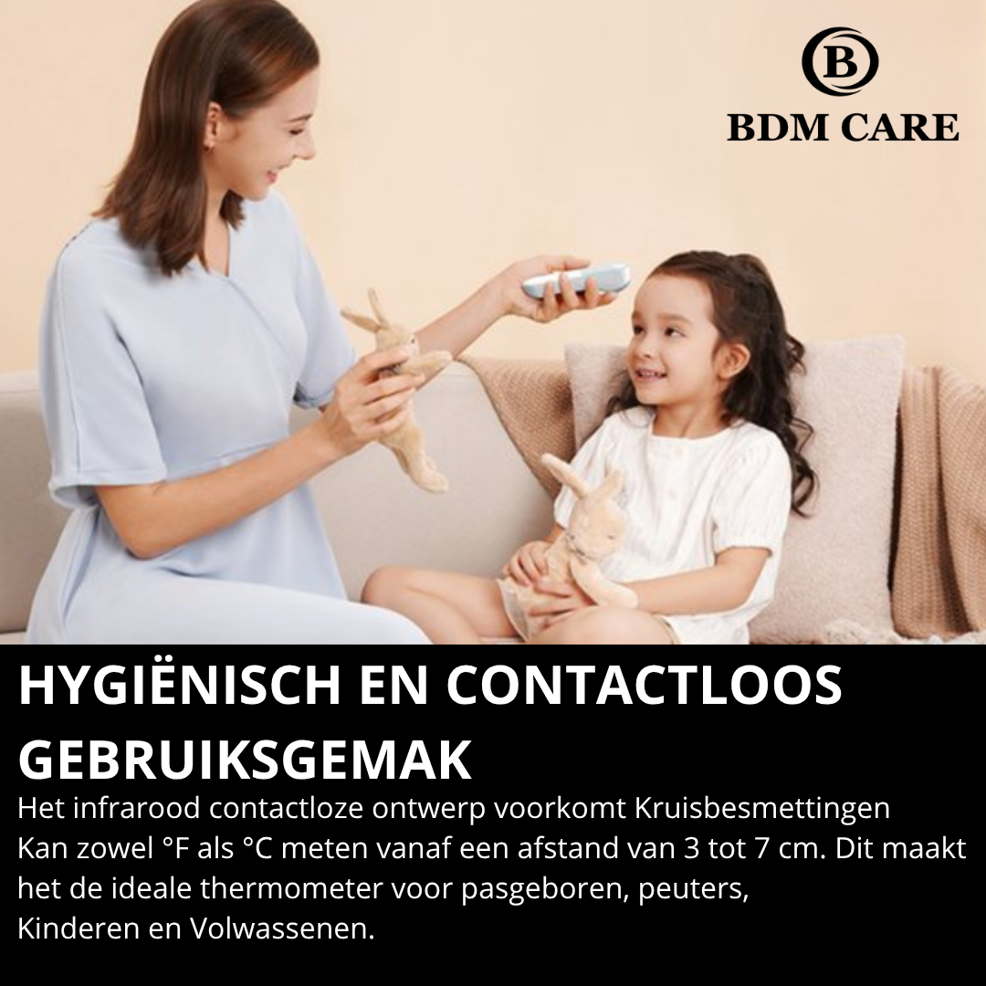 BDM CARE ® - Contactloze Infrarood Koortsthermometer