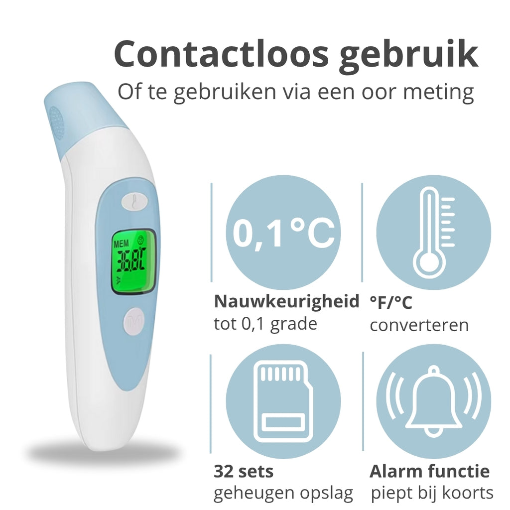 BDM CARE® 3 - 1 Infrared koortsthermometer