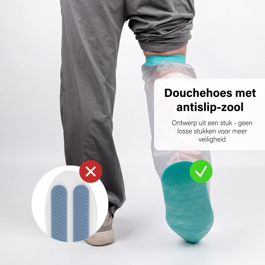 BDM CARE Waterdichte been Douchehoes ANTI-SLIP