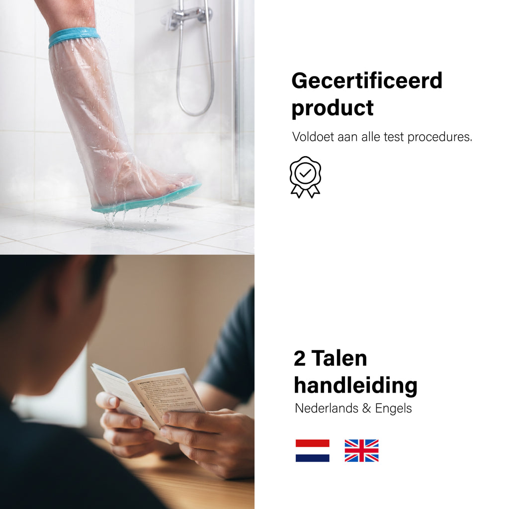 BDM CARE Waterdichte been Douchehoes ANTI-SLIP