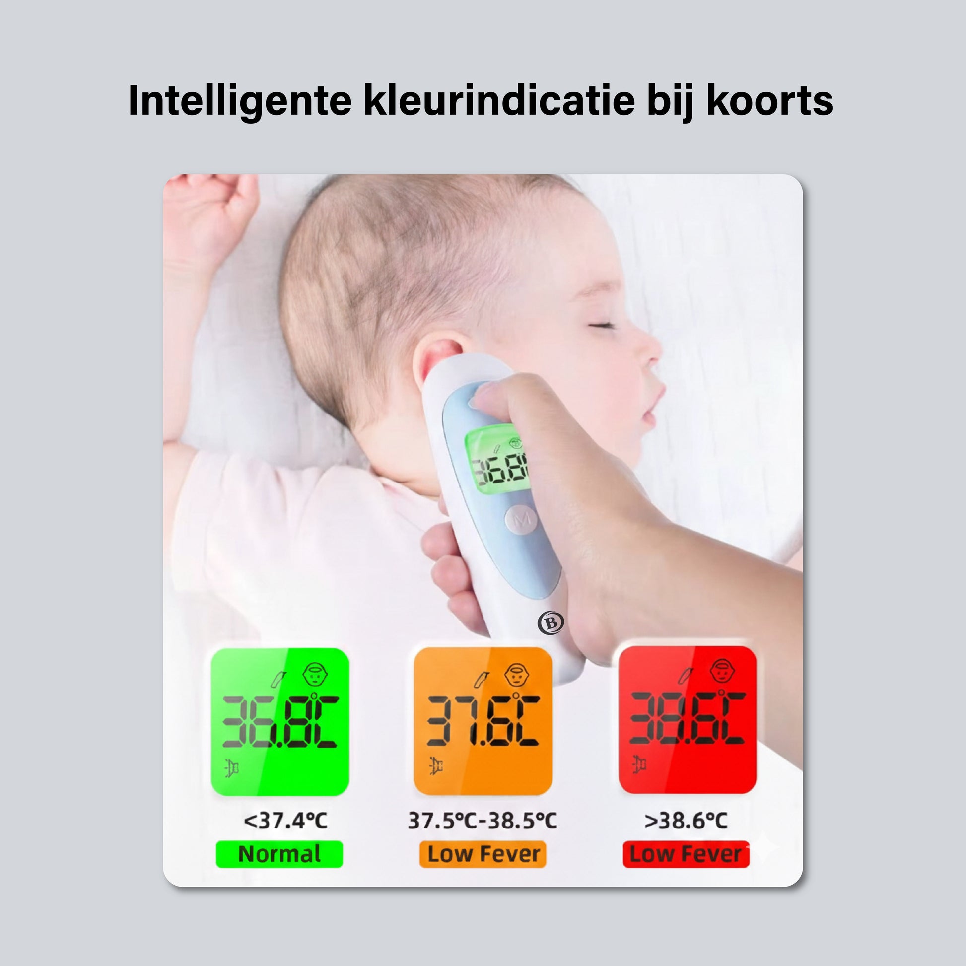 BDM CARE® 2 - 1 Infrared koortsthermometer blauw