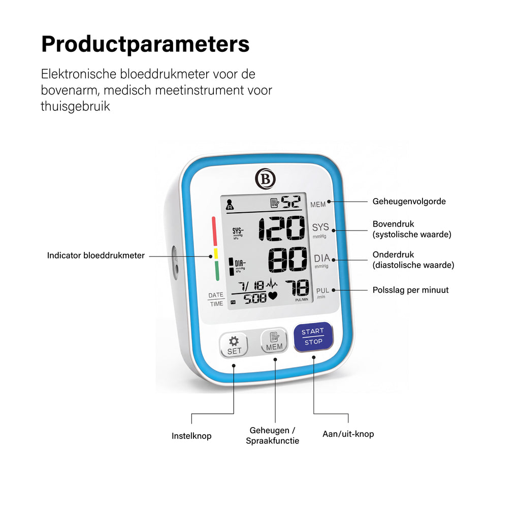 BDM CARE bloedrukmeter