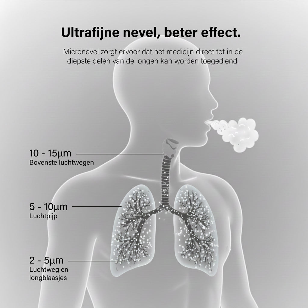 BDM CARE ®  Aerosoltoestel  inhalator oplaadbaar