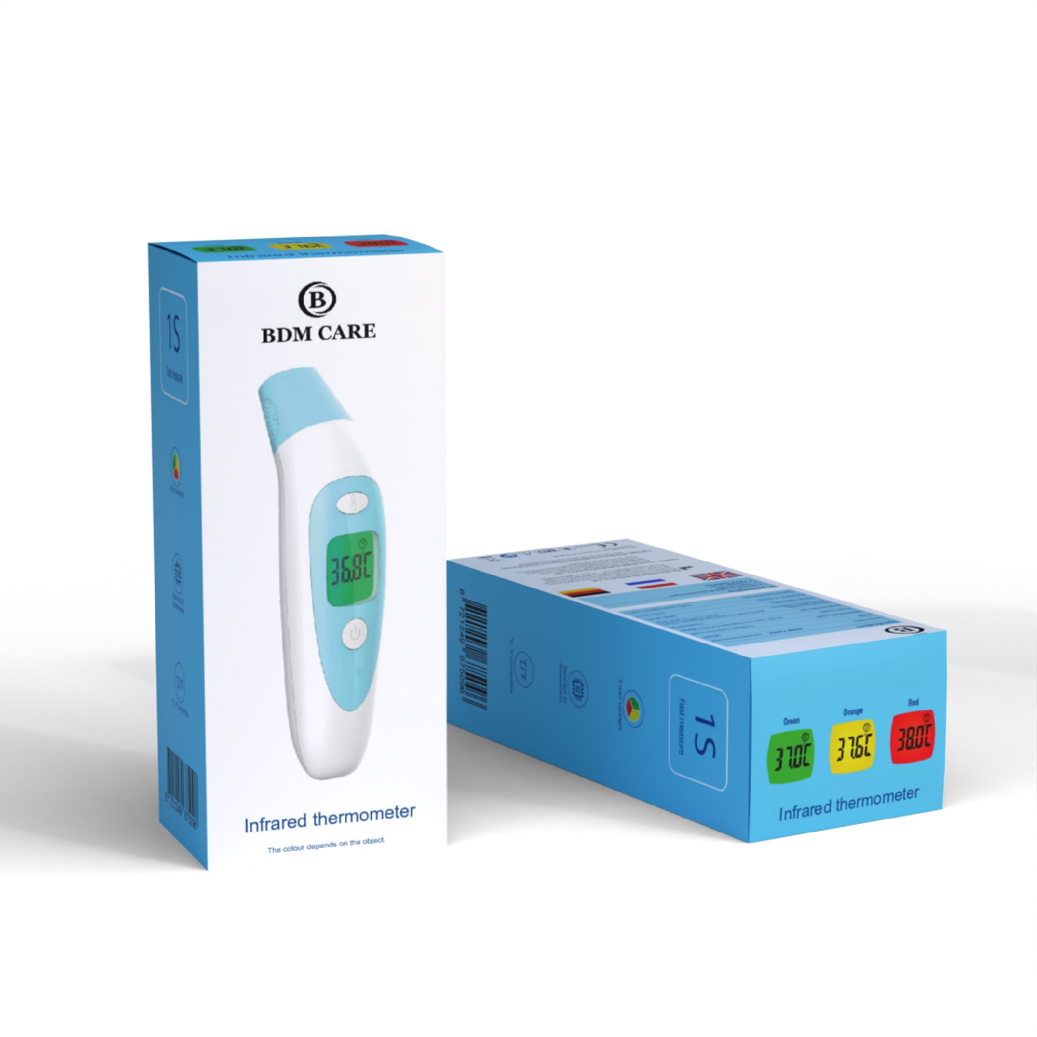 BDM CARE® 2 - 1 Infrared koortsthermometer blauw
