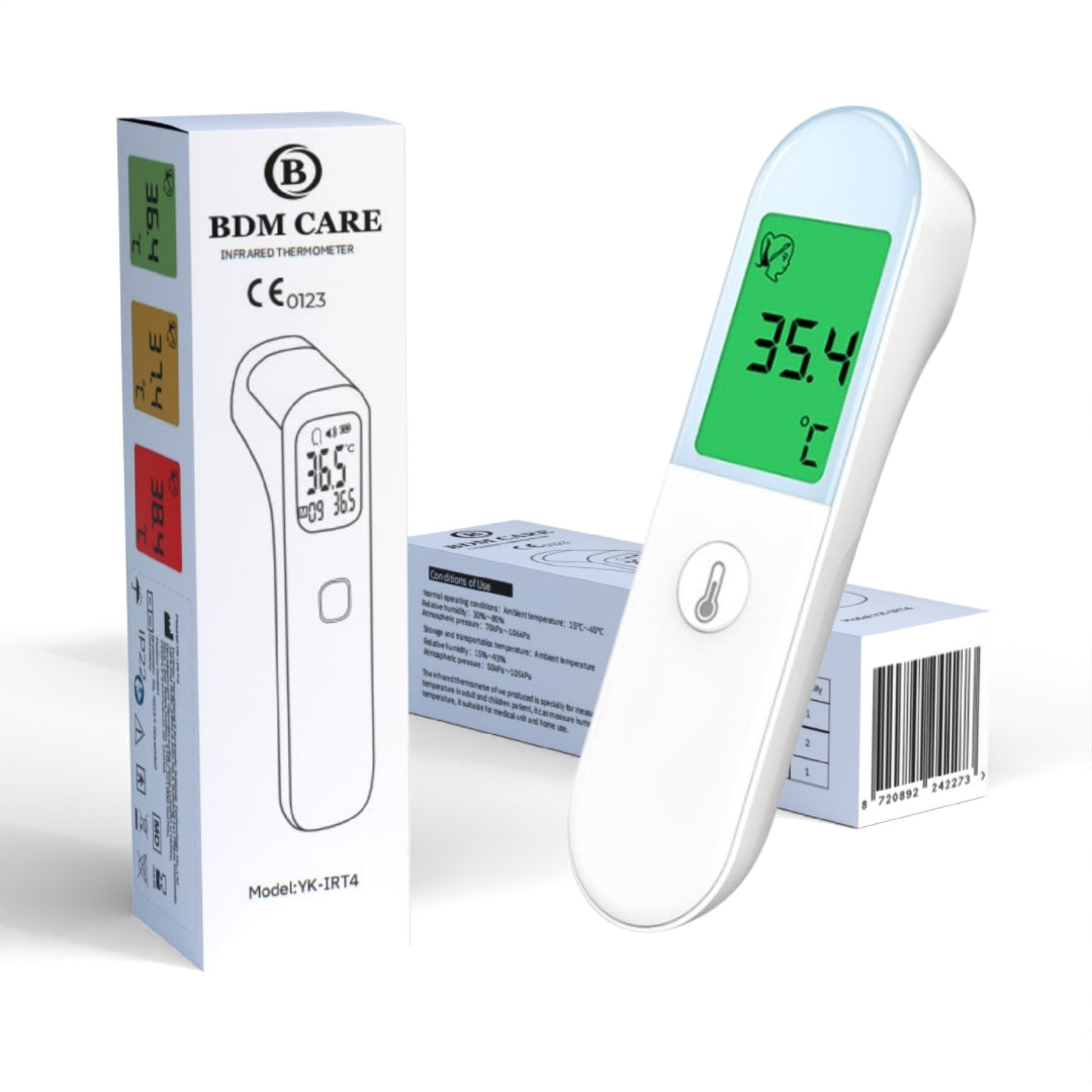 BDM CARE ® - Contactloze Infrarood Koortsthermometer