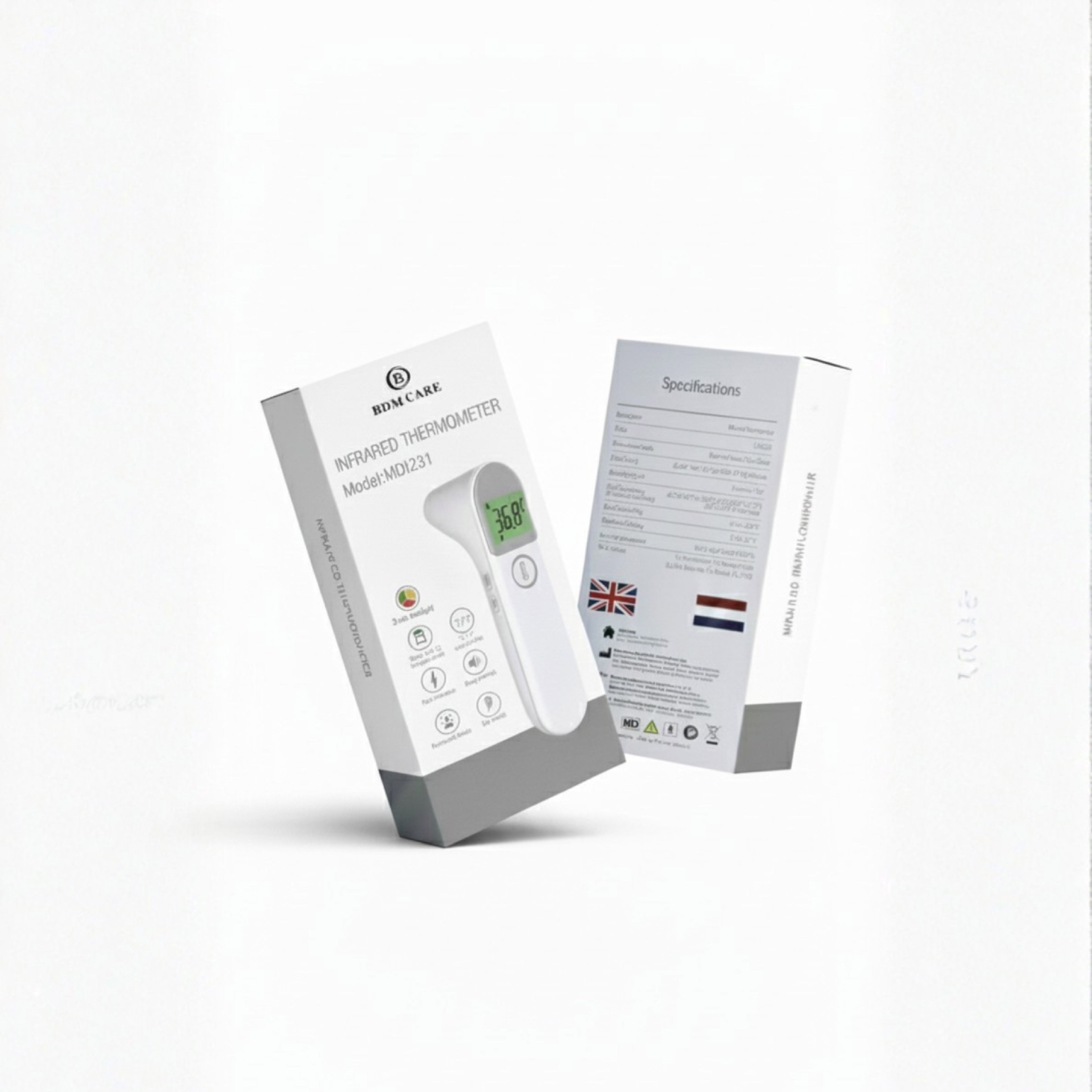 BDM CARE®   2-1 koortsthermometer infrared